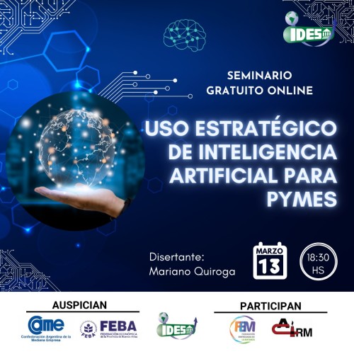 seminario gratuito: uso estratégico de inteligencia artificial para pymes