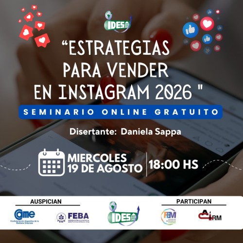 seminario: estrategias para vender en instagram 2026