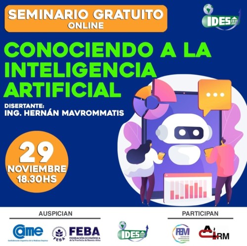 seminario gratuito:  conociendo a la inteligencia artificial  ia