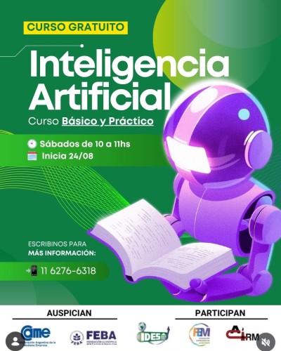 seminario  gratuito, básico y práctico de inteligencia artificial.