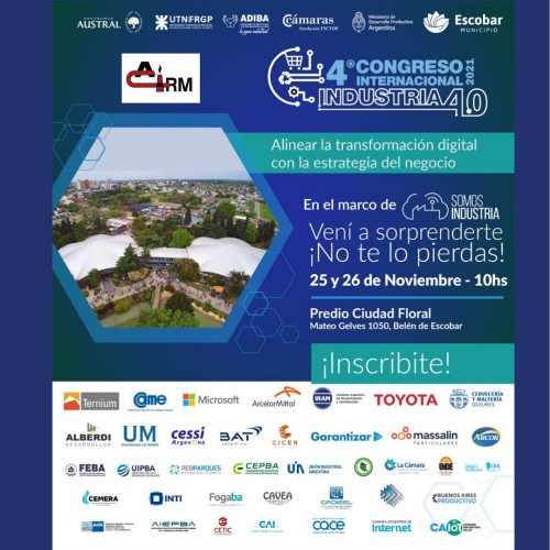  4º congreso internacional industria 4.0 del 24 al 26 de noviembre