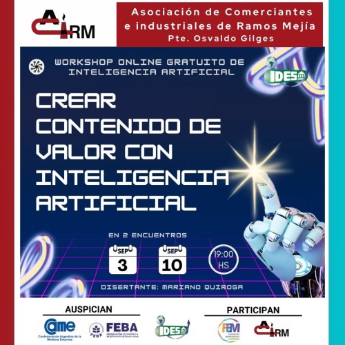 workshop: “crear contenido de valor con inteligencia artificial